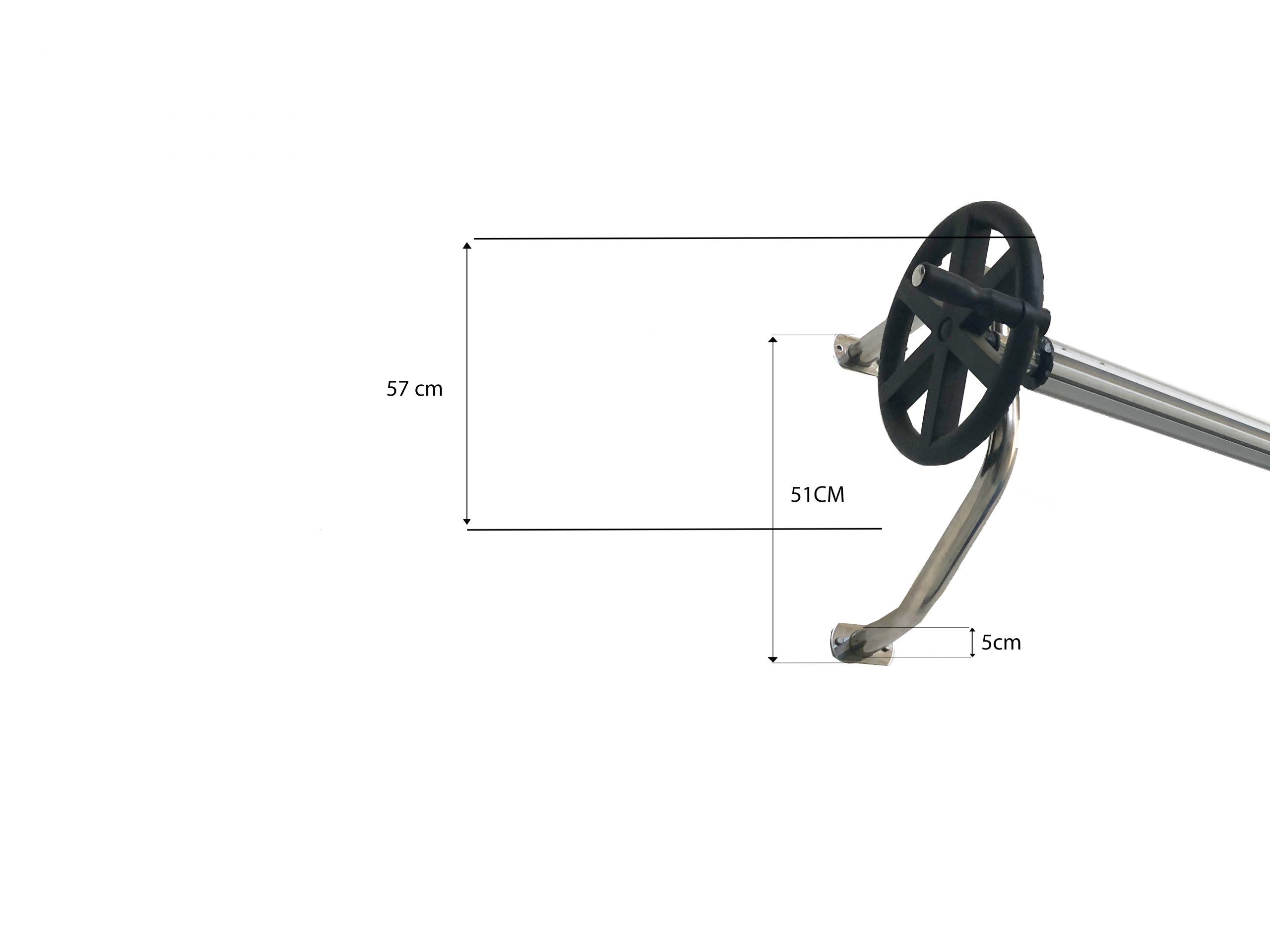 Enrollador para pared